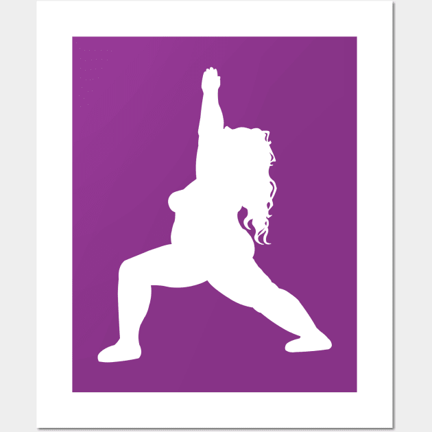 Yoga Girl Wall Art by scoffin